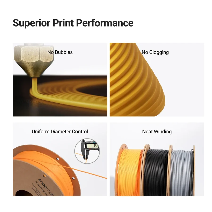 Filament PLA Matte RFID 1 kg — Lava Orange